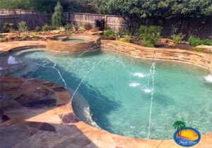 free form pools by aqua blue custom pools