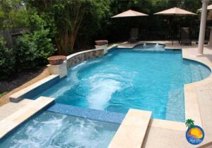 free form pools by aqua blue custom pools